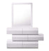 J and M Furniture Bedroom Sets Milan Modern Bed in White | J&M Furniture