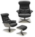 J and M Furniture Chair Karma Lounge Chair in Black | J&M Furniture