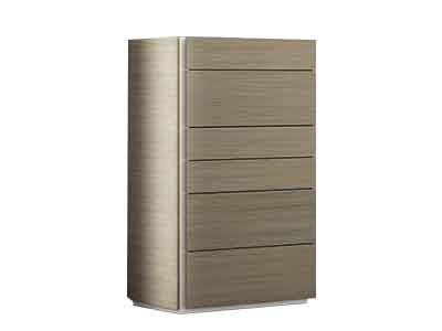 J and M Furniture Chest Evora Chest in Natural Oak