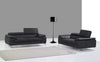 J and M Furniture Couches & Sofa Add Sofa / Add Loveseat A973 Italian Leather Sofa Collection in Black