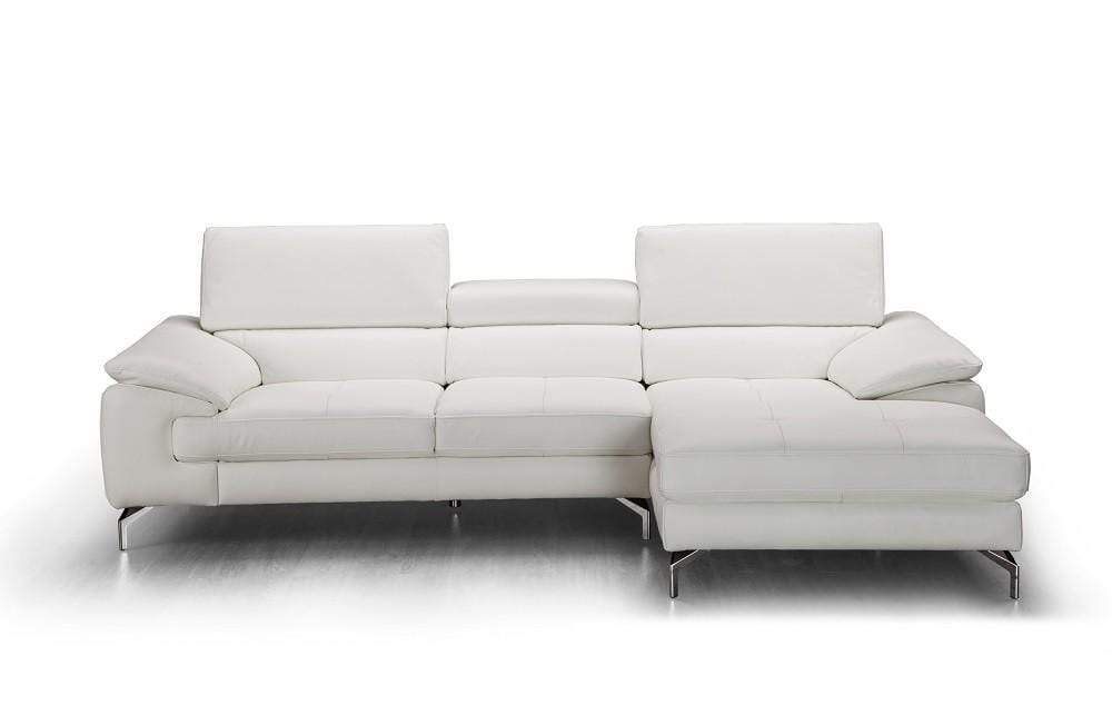 J and M Furniture Couches & Sofa Alice Premium Leather Sectional