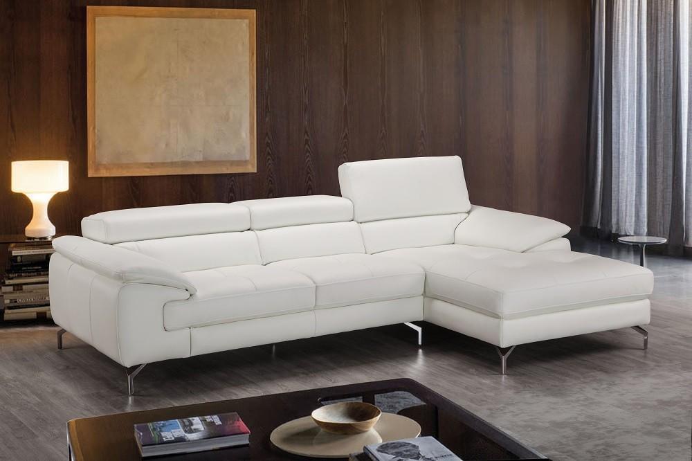 J and M Furniture Couches & Sofa Alice Premium Leather Sectional | J&M Furniture