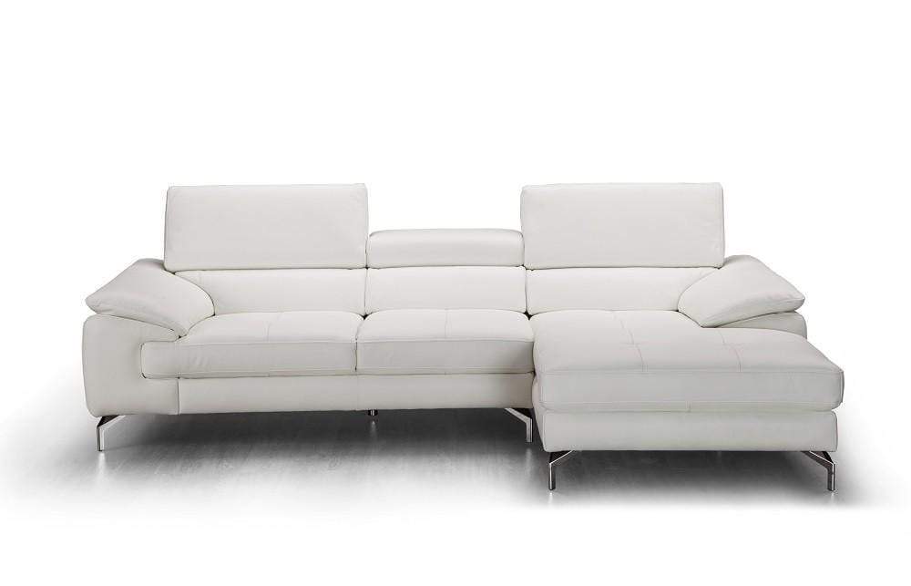 J and M Furniture Couches & Sofa Alice Premium Leather Sectional | J&M Furniture