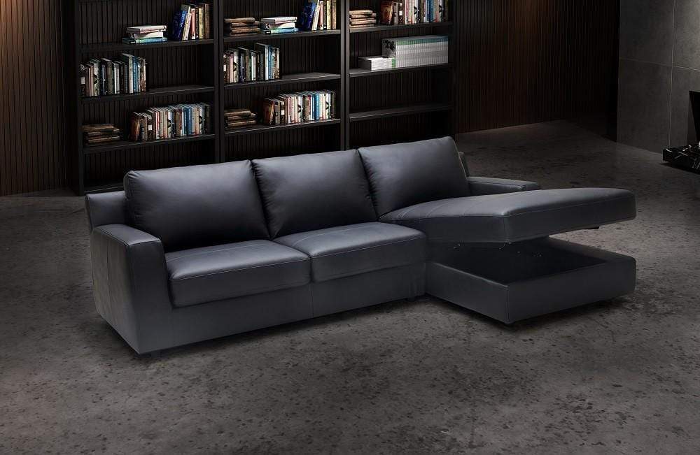 J and M Furniture Couches & Sofa Elizabeth Sectional Sleeper & Storage | J&M Furniture