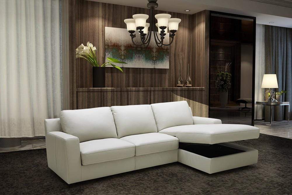 J and M Furniture Couches & Sofa Elizabeth Sectional Sleeper & Storage | J&M Furniture
