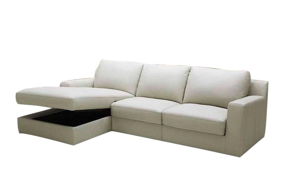 J and M Furniture Couches & Sofa Elizabeth Sectional Sleeper & Storage | J&M Furniture