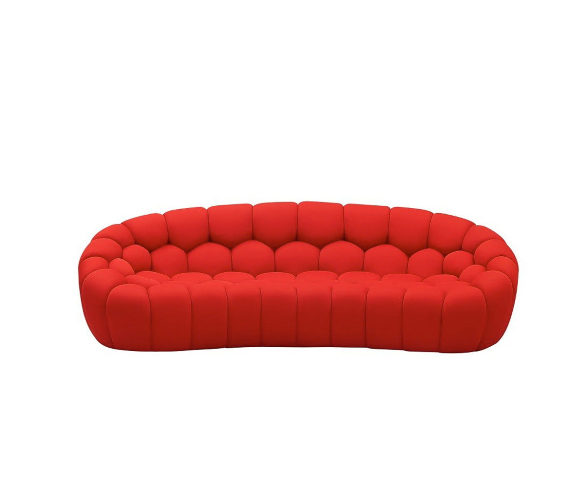 J and M Furniture Couches & Sofa Fantasy Fabric Sofa in Red | J&M Furniture