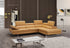 J and M Furniture Couches & Sofa Forza A761 Italian Leather Sectional In Freesia