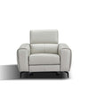 J and M Furniture Couches & Sofa Lorenzo Reclining Chair in Light Gray (K) | J&M Furniture