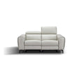 J and M Furniture Couches & Sofa Lorenzo Reclining Loveseat in Light Gray (K) | J&M Furniture