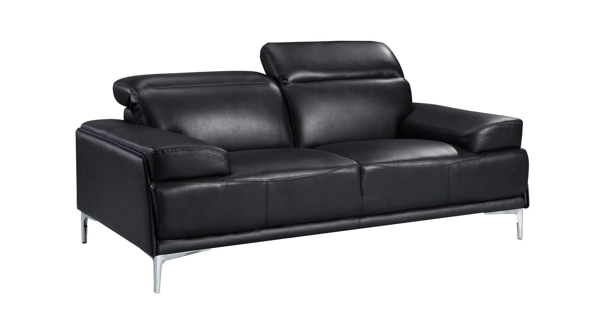 J and M Furniture Couches & Sofa Nicolo Black Sofa | J&M Furniture