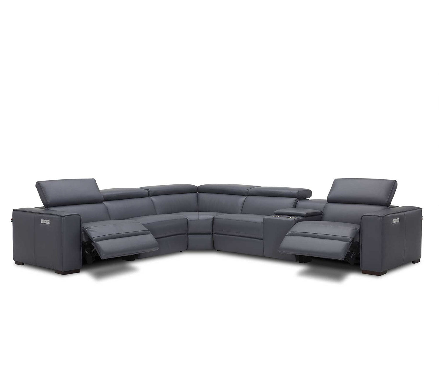 J and M Furniture Couches & Sofa Picasso Motion Sectional in Blue Grey | J&M Furniture