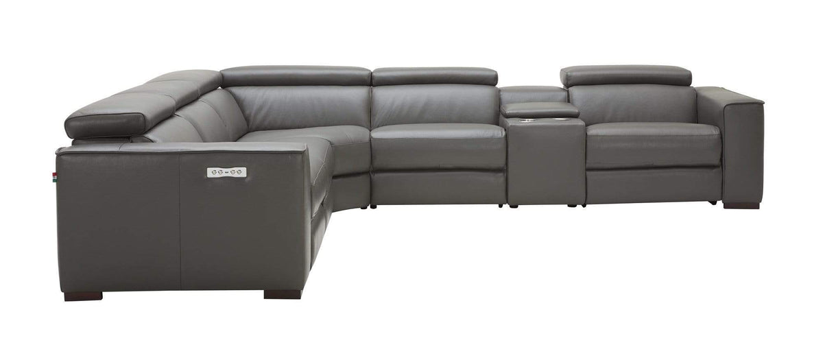 J and M Furniture Couches & Sofa Picasso Motion Sectional in Dark Grey | J&M Furniture