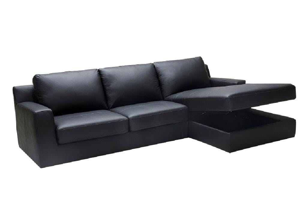 J and M Furniture Couches & Sofa Right Hand Facing Elizabeth Sectional Sleeper & Storage | J&M Furniture