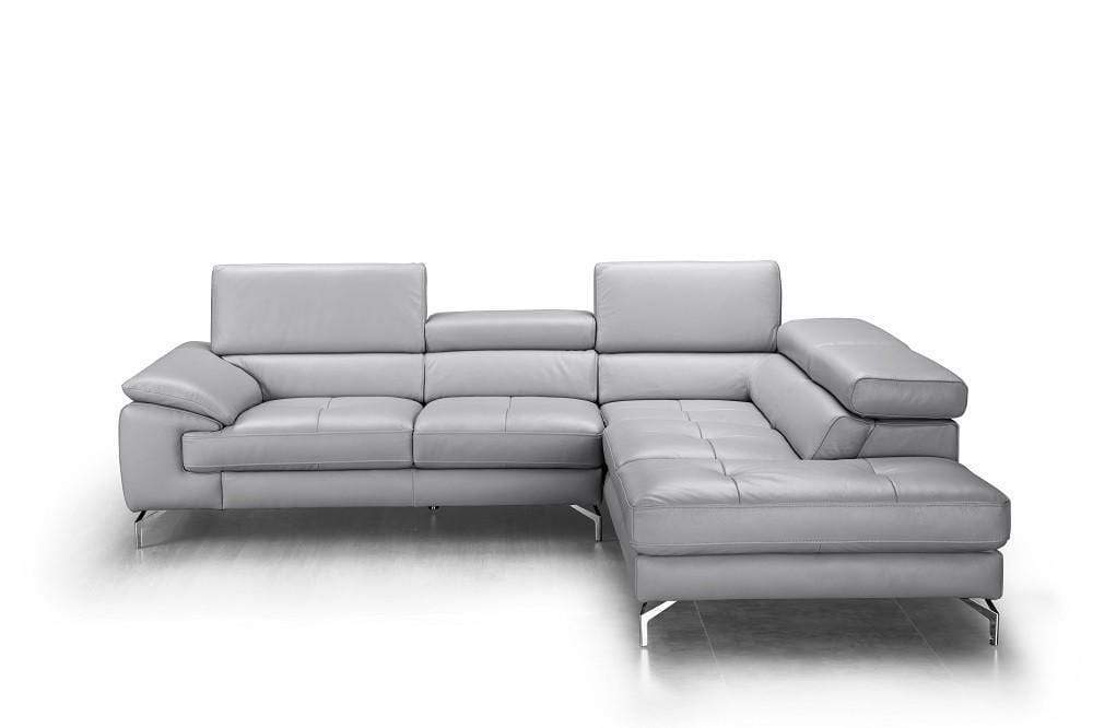 J and M Furniture Couches & Sofa Right Hand Facing Olivia Premium Leather Sectional