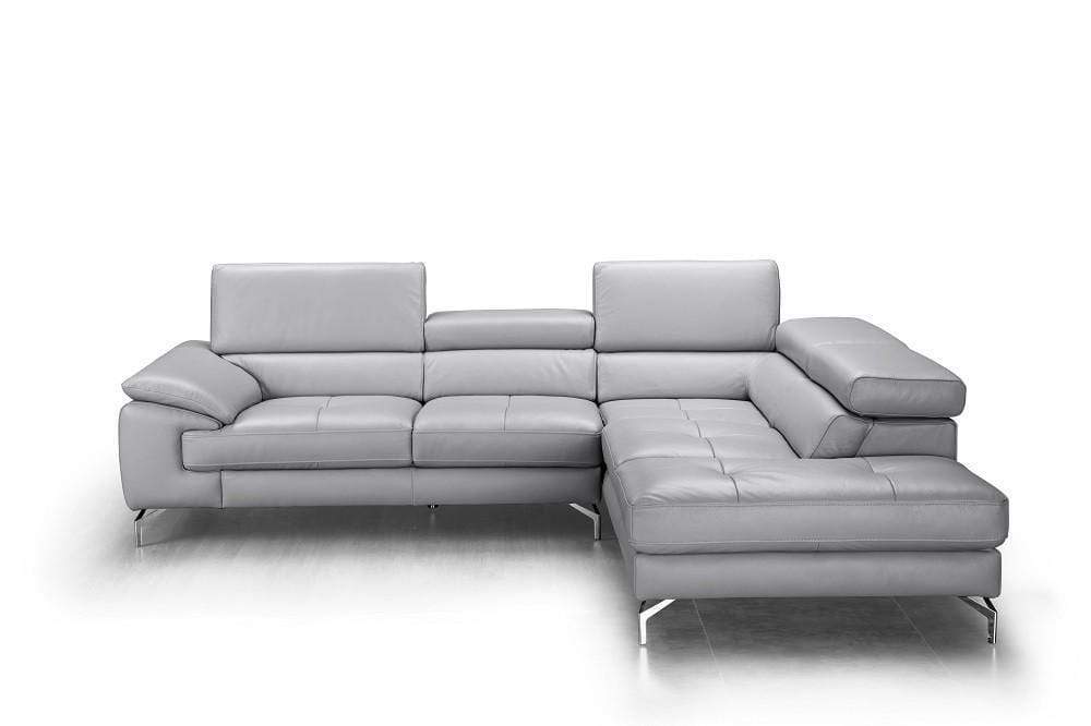 J and M Furniture Couches & Sofa Right Hand Facing Olivia Premium Leather Sectional | J&M Furniture