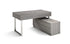 J and M Furniture Desk LP KD12 Office Desk in Grey