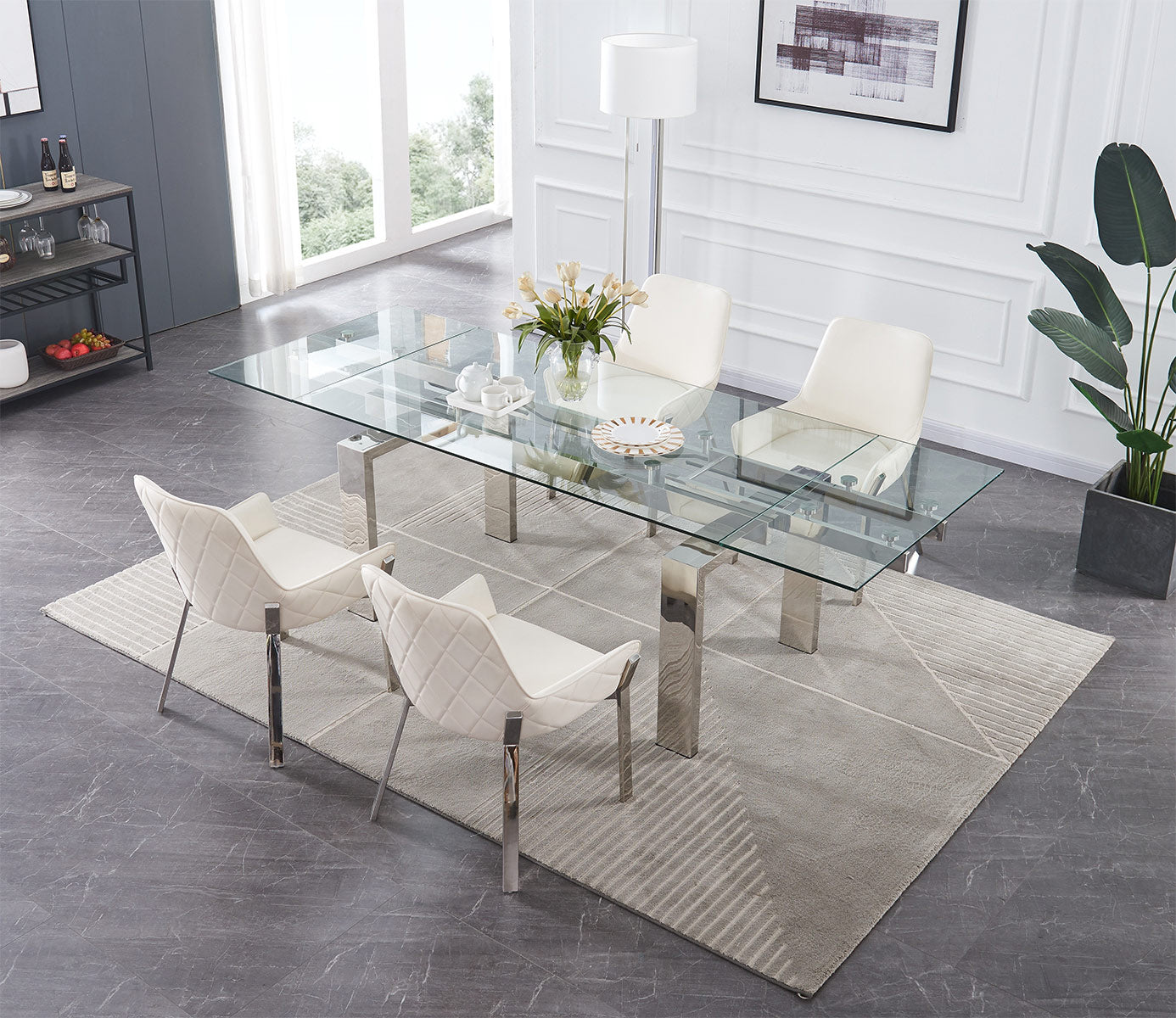 J and M Furniture Dining Sets Moda Extension Dining Table | J&M Furniture