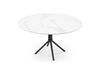 J and M Furniture Dining Table Calacatta White Ceramica Round Dining Table | J&M Furniture