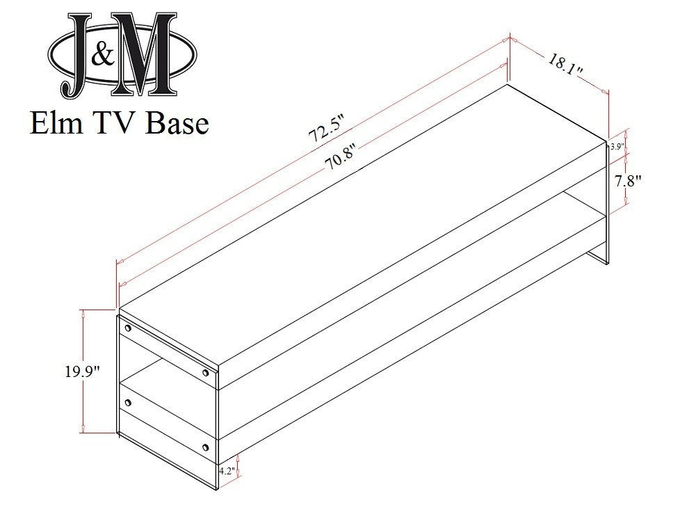 J and M Furniture TV Stand & Entertainment Centers Elm TV Base | J&M Furniture