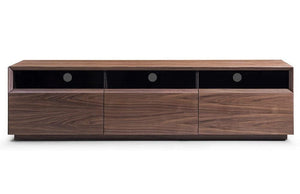 J and M Furniture TV Stand & Entertainment Centers Lisa Tv Base in Walnut | J&M Furniture