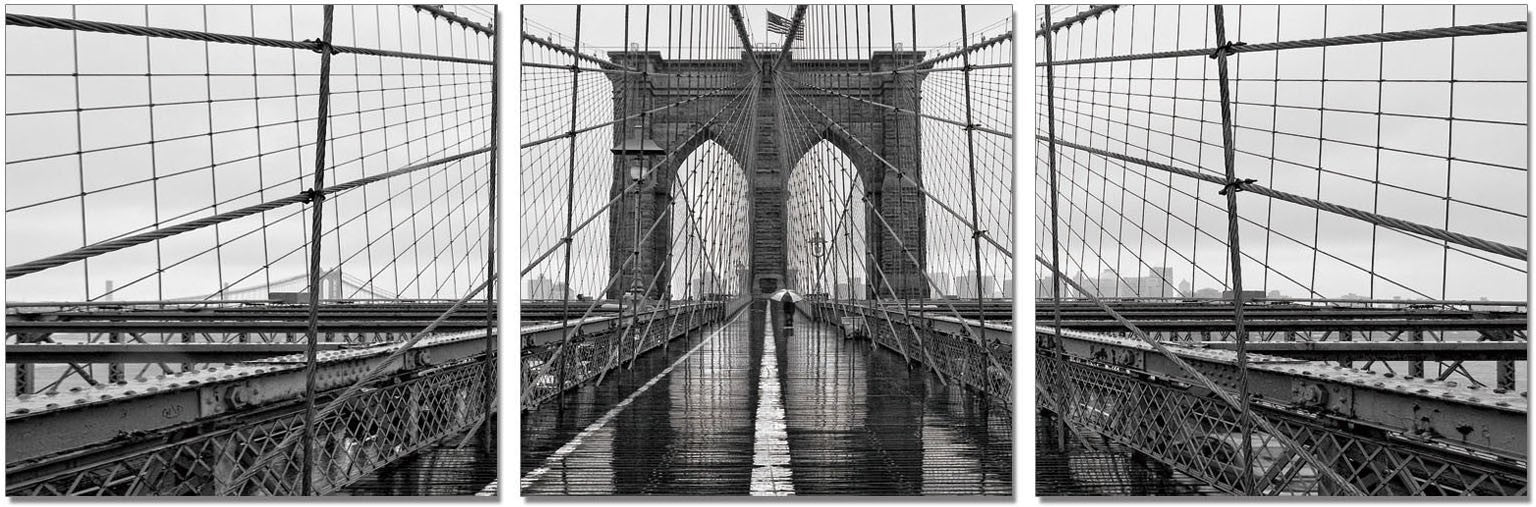 J and M Furniture Wall Art Brooklyn Bridge Classic - SH-71438ABC