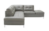Leonardo Storage Sectional in Grey | J&M Furniture