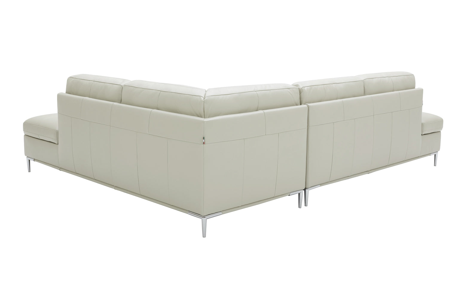 Leonardo Storage Sectional in Silver Grey | J&M Furniture