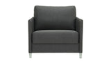 Luonto Couches & Sofa Luna 35 - Dark Grey Elfin Sleeper Chair (Cot Size) | Luonto
