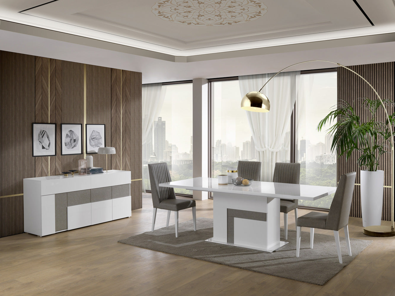 Luxuria Extension Dining Table | J&M Furniture