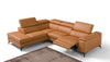 Max Divani Couches & Sofa Left Hand Facing Emu Sectional Sofa in Caramel | Max Divani (Special Order)