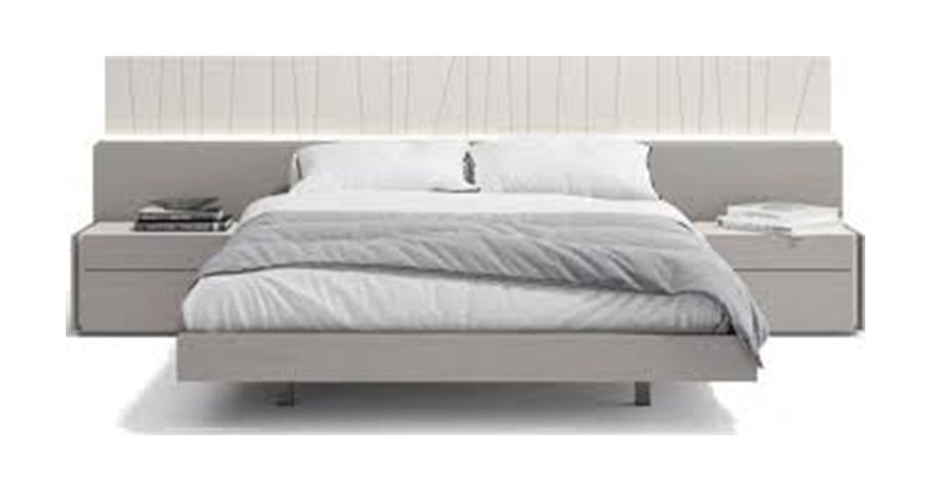 Porto Premium Bed in Grey | J&M Furniture