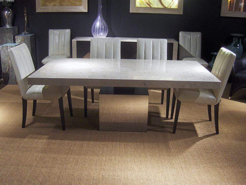 Stone International Dining Room Athena Thick Edge Dining Table (3066)