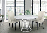 Stone International Dining Room Aurora Steel Round (8197/55)
