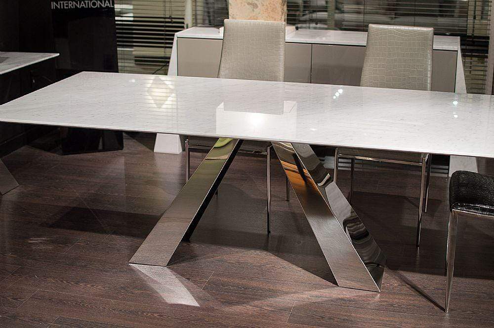 Stone International Dining Room Butterfly Steel Table 9786/L