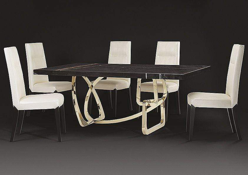 Stone International Dining Room Tangle Boxed Marble Table (6516/M)