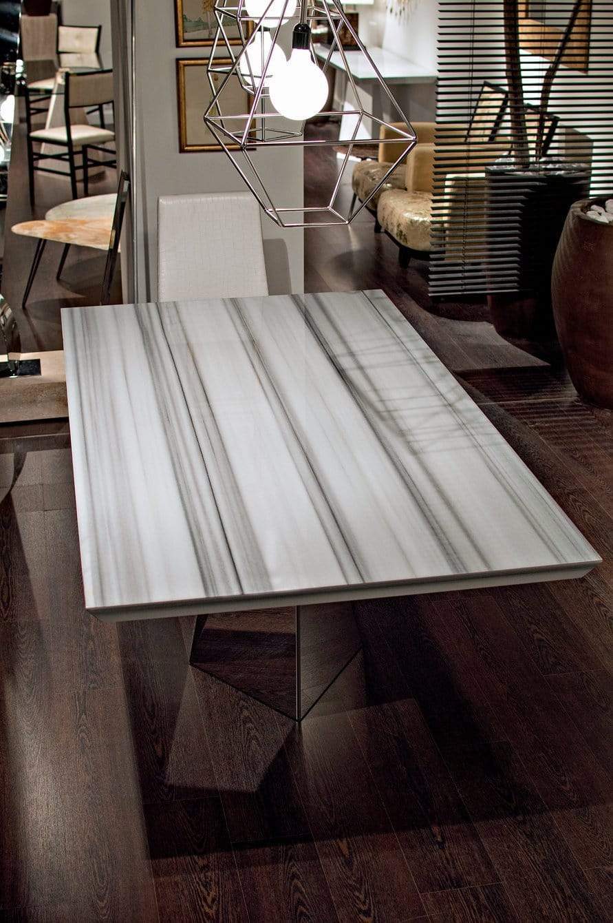 Stone International Dining Table Freedom Steel Thin Edge - 4106/M